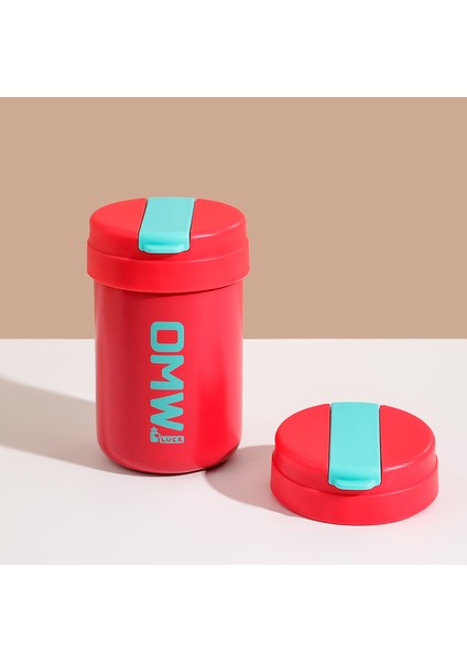 Yüksek Görünümlü Paslanmaz Çelik Hasır Bardak Mini Taşınabilir Ton Ton Yalıtımlı Bardak Moda Kahve Fincanı 400 ml (Yurt Dışından)