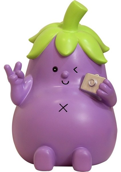 Şirin Patlıcan Kumbara (Yurt Dışından)