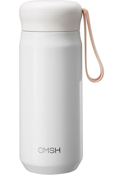 Kızlar Için Paslanmaz Çelik Termos Bardak, Yüksek Görünümlü Su Bardağı, Yüksek Sıcaklığa Dayanıklı Ev Tipi Taşınabilir Bardak 410ML (Yurt Dışından)