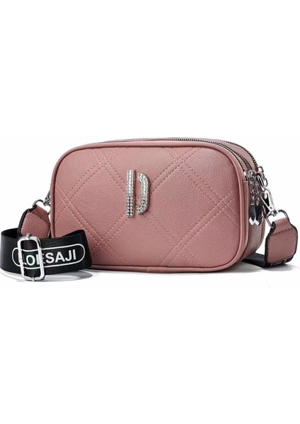 Yeni Stil Basit ve Çok Yönlü Orta Yaşlı Kadın Çantası Annenin Bakkal Alışveriş Çantası Omuz Crossbody Çantası (Yurt Dışından)