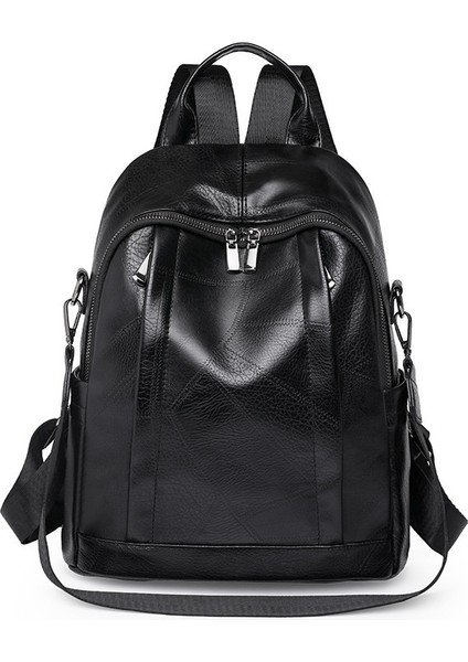 Basit, Düz Renkli, Su Geçirmez Çift Kullanımlı Seyahat Sırt Çantası (Yurt Dışından)