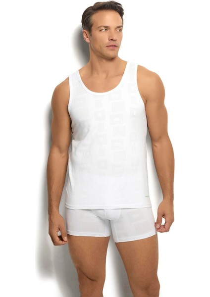 Erkek Beyaz 2'li Likralı Atlet 241 fiyatları