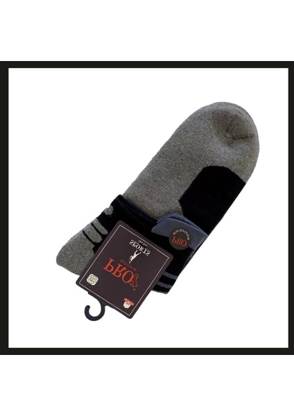 Uyguna-Yakala Gri 41-44 Dukha Havlu Erkek Patik ÇORABI-RAP.152