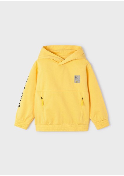 Kanguru Cepli Kapüşonlu Erkek Çocuk Sweatshirt