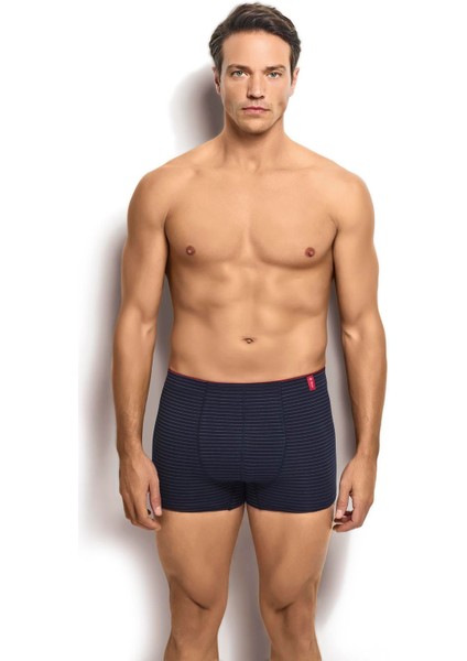 Erkek Lacivert Havlu Kemer Boxer 280