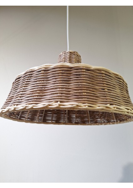 Alacalı Rattan AVİZE-34X24CM