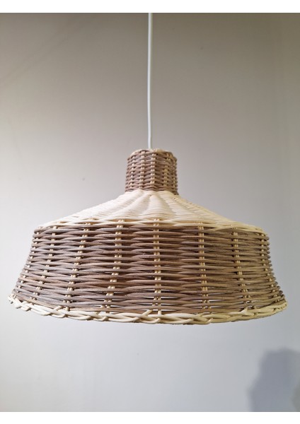 Alacalı Rattan AVİZE-34X24CM