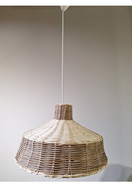 Alacalı Rattan AVİZE-34X24CM