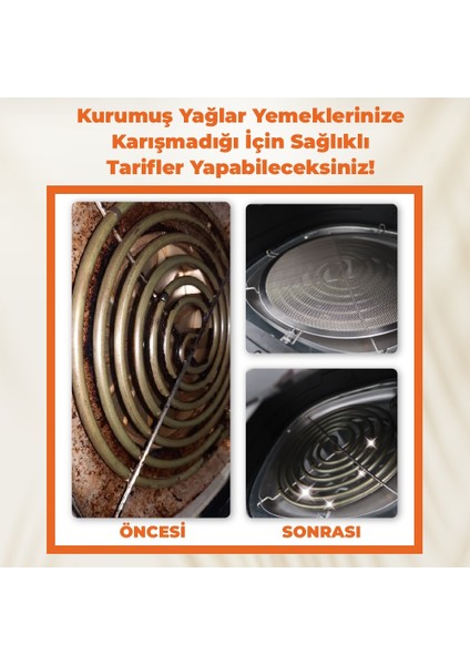 Airfryer Yağ Sıçratmaz Tel Xxl