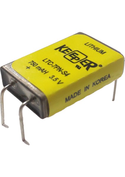 Eagle Picher - Keeper Ltc-7pn-S2 Li-Socı2 Lithium Thionyl Chloride Pil