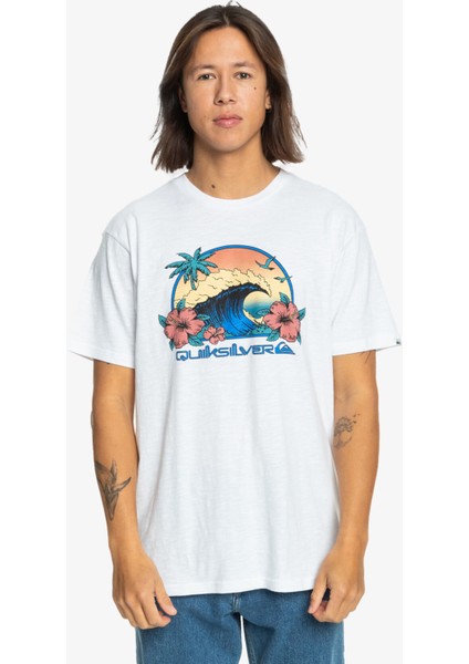 Riding Today Ss Erkek Beyaz T-Shirt EQYZT07676-10