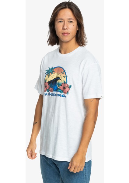 Riding Today Ss Erkek Beyaz T-Shirt EQYZT07676-10 fiyatları
