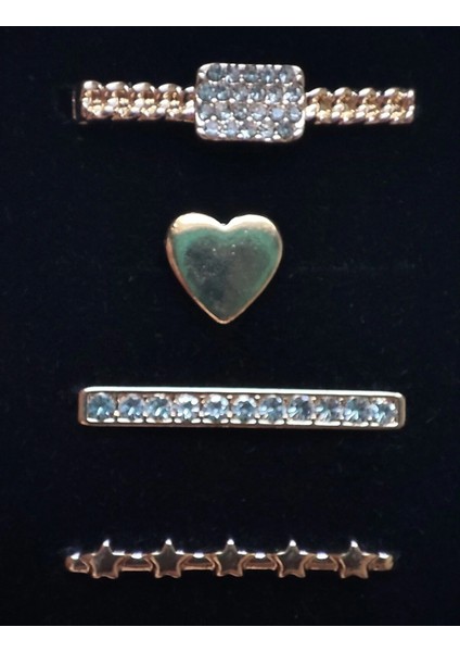 Charm 20 mm / 22 mm Silikon ve Apple Watch Silikon Kordonlar Için Uyumlu Kordon Süsü Tek Taş