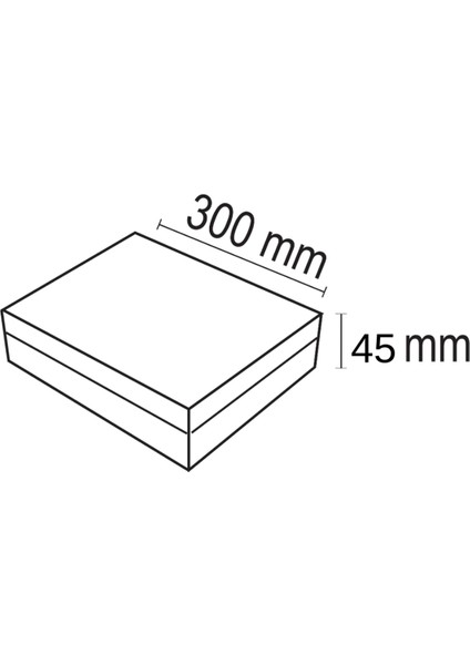 48 Watt Yeni Nesil Sıva Üstü Kare LED Panel Armatür (Günışığı)