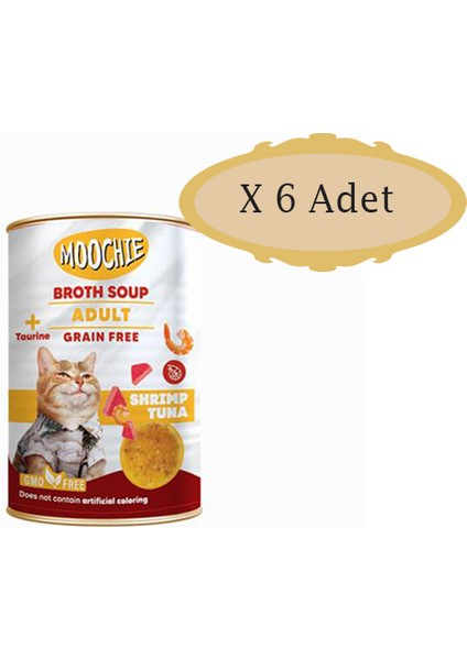 Mochie Et Suyu Çorba Karides Ton B. Kedi 135ML X6