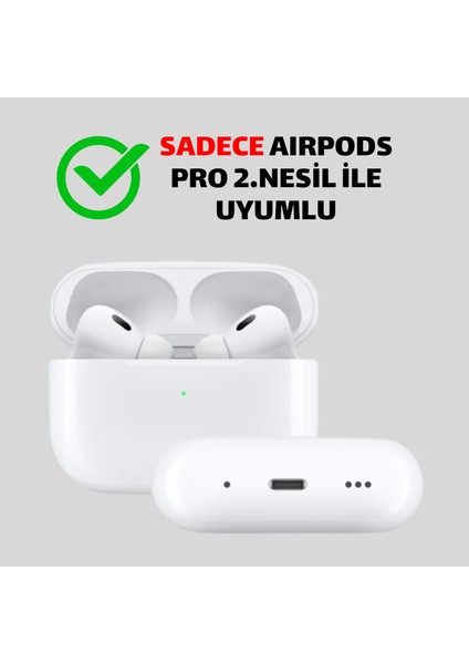 2'li Set - Pro 2. Nesil Uyumlu Premium Şeffaf Kulaklık Kılıfı ve Kulaklık Ipi Ikili Seti fiyatları