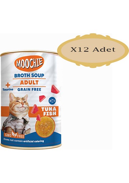 Mochie Et Suyu Çorba Ton B. Yetişkinkedi 135ML X12