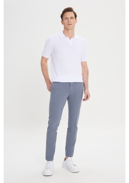 ALTINYILDIZ CLASSICS Erkek Petrol Slim Fit Dar Kesim Yan Cepli Pamuklu Esnek Armürlü Pantolon fiyatları