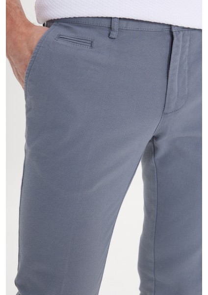 ALTINYILDIZ CLASSICS Erkek Petrol Slim Fit Dar Kesim Yan Cepli Pamuklu Esnek Armürlü Pantolon indirimleri