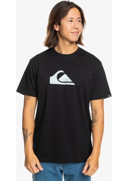 Comp Logo Ss Erkek Siyah T-Shirt EQYZT07658-10010