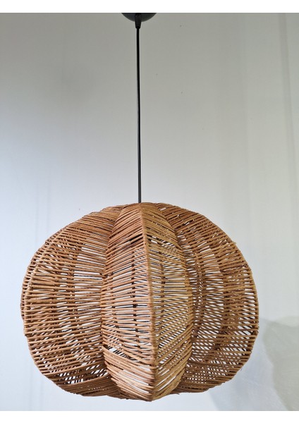 Balon Çiçeği Rattan AVİZE-38X30CM