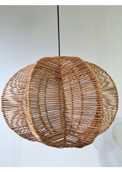 Balon Çiçeği Rattan AVİZE-38X30CM