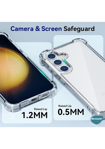 Samsung Galaxy A35 Kılıf Shock Absorbing Şeffaf