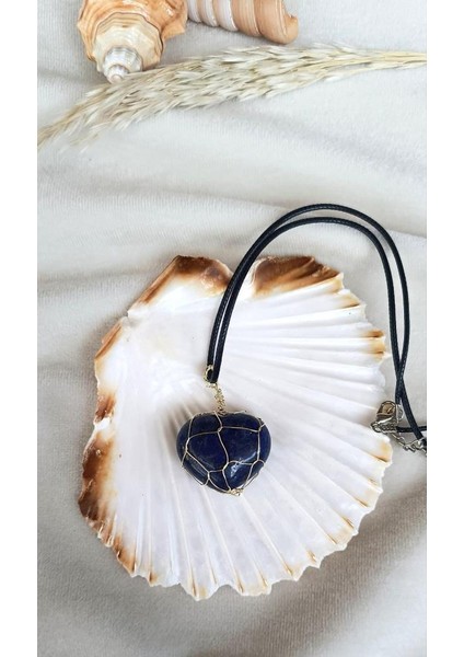 Kolye Kalp Doğal Taş El Işi Tel Sarma Tasarım Çakra Charm Takı Kadın Kız Örgü modelleri