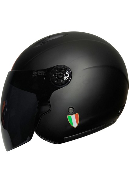 601 Mat Siyah-Kırmızı Kask (Siyah Camlı) modelleri