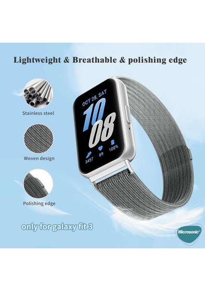 Samsung Galaxy Fit 3 Milanese Loop Kordon Çok Renkli modelleri