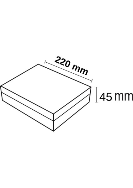 36 Watt Yeni Nesil Sıva Üstü Kare LED Panel Armatür (Beyaz Işık)