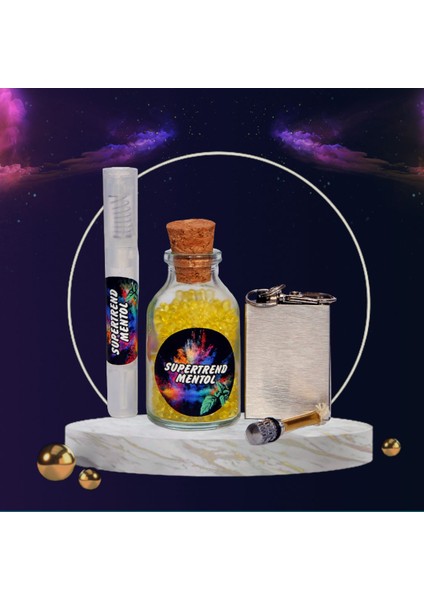Mentol Topu Limon 1000 Adet 1 Aplikatör + Zippo Kibrit Çakmak