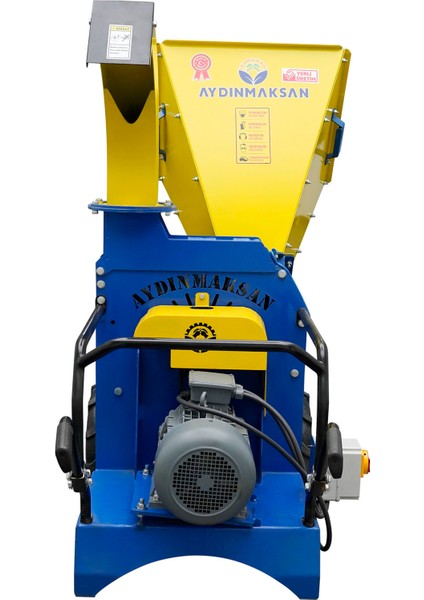AYDINMAKSAN MDO-015BE 11 KW ELEKTRİKLİ MOBİL DAL ÖĞÜTME MAKİNESİ (8 CM ÇAP)