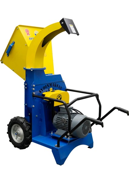 AYDINMAKSAN MDO-015BE 11 KW ELEKTRİKLİ MOBİL DAL ÖĞÜTME MAKİNESİ (8 CM ÇAP)