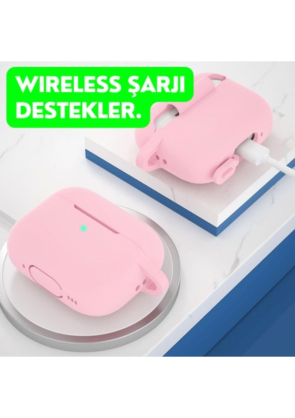 Pro 2.nesil Uyumlu Silikon Kılıf, Anc Delik Yedek Silikon Uçları (S,m,l) ve 3 In 1 Temizleme Kalemi