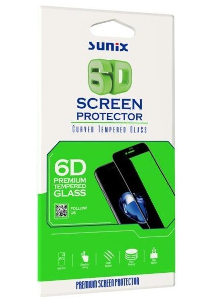 Sunix Samsung M21S ile Uyumlu 6d Temperli Ekran Koruyucu Cam Siyah 2 Adet