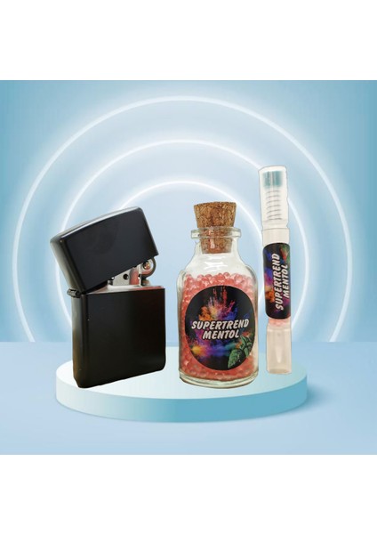 Mentol Topu Karpuz Aromalı 1000 Adet 1 Aplikatör + Zippo Çakmak