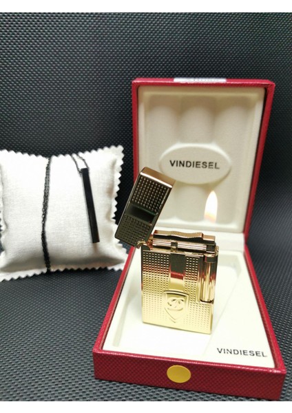 Vindiesel Marka Dupont Tarzı Çakmak Yanında Kolye Ile Beraber