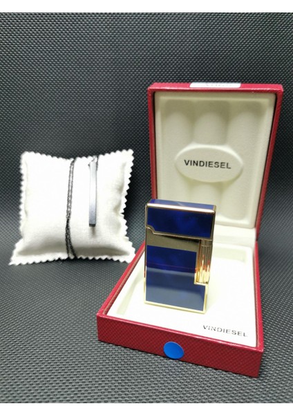 Vindiesel Marka Dupont Tarzı Çakmak Yanında Kolye Ile Beraber