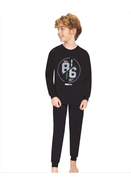 Erdem Weweus Lacivert Erkek Çocuk Pijama Takımı 712