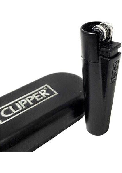 Çarklı Komple Metal Mat Siyah Çakmak PY52MSY