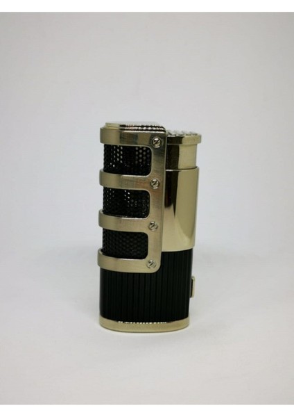 Gümüşlü Siyah Torch Model Çakmak