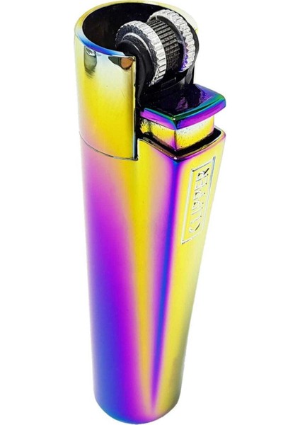 Çarklı Komple Metal Parlak Multicolor Çakmak PY52ML