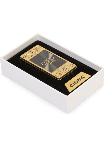 Audi Logolu Gold USB Şarjlı Elektronik Çakmak