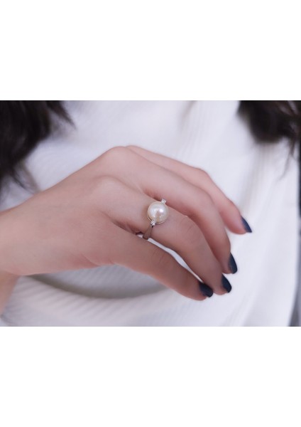 Pırlanta Taşlı İnci Yüzük 0410R0019 indirimleri