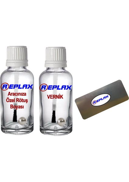 Tesla Model Y Model S Model x Model 3 Quicksilver PN00 Rötuş Boyası+Vernik+Rötüş Çeliği