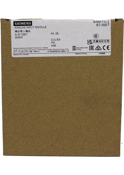 6ES7331-7KF02-0AB0, 6es7 331-7KF02-0AB0 Sımatıc S7-300 SM331, 8AI, 9/12/14BIT Yeni Kutu Kapalı fırsatları