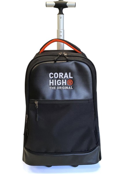 Coral High Siyah Iki Kademeli Çekçekli Çanta 23256