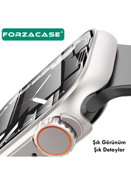 Apple Watch 6 40MM Uyumlu Full Ekran Kasa Koruyucu ve Watch Ultra Çevirici Kılıf - FC396 fırsatları