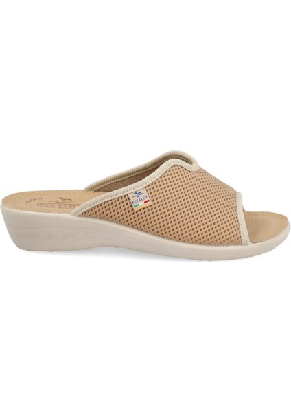 Kadın Terlik T4 429 Fe Fly Flot Cloth Woman Slıpper Beige modelleri